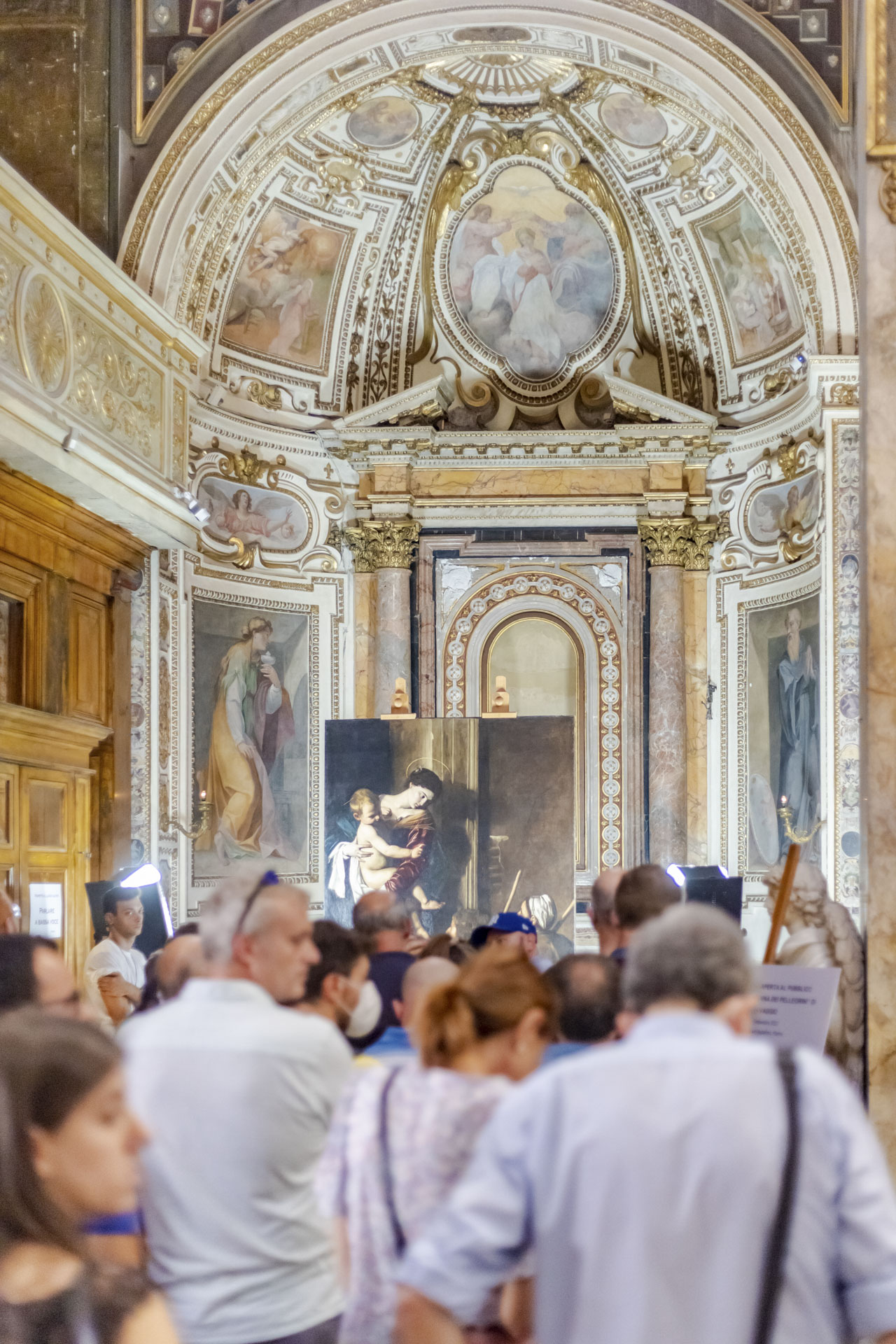 Mit mawa das Gemälde »Madonna dei Pellegrini« in Rom entdecken